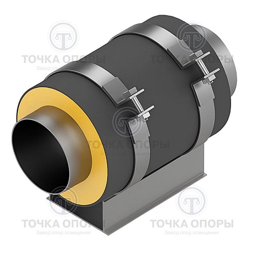Скользящая опора СПО 159/250.150 подкладная для труб в ППУ