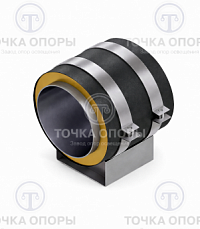 Скользящая опора СПОн 820/1000.100 подкладная надземная для труб в ППУ